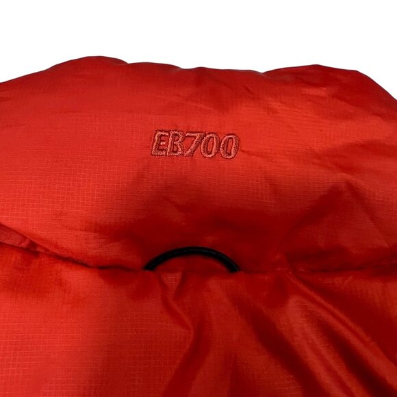 Eddie Bauer Men's 700 Fill Goose Down Puffer Vest Red Orange Size XL - Picture 10 of 11